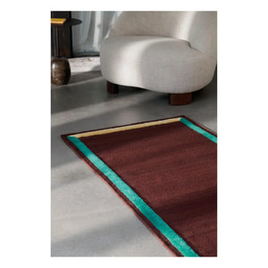 & Tradition - Çerçeveli Halı | Bordo