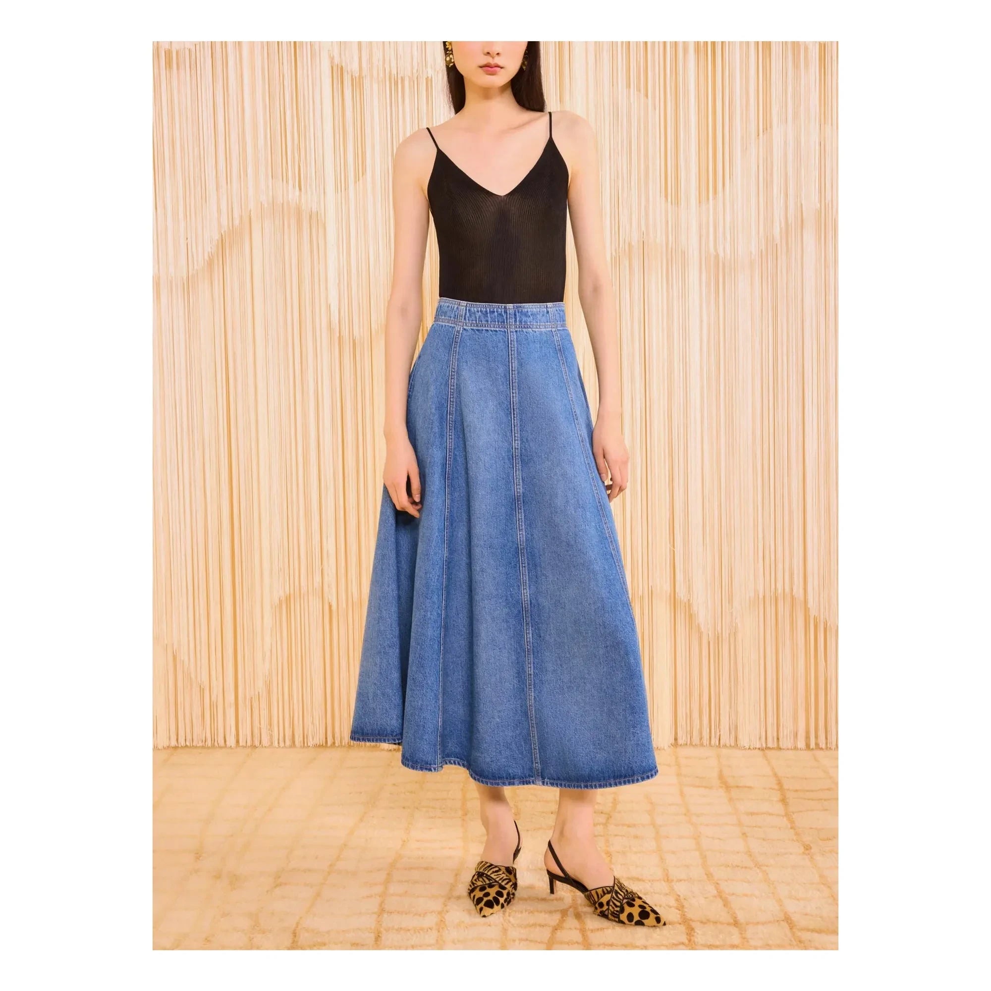 Ulla Johnson - Uma Denim Etek | Mavi