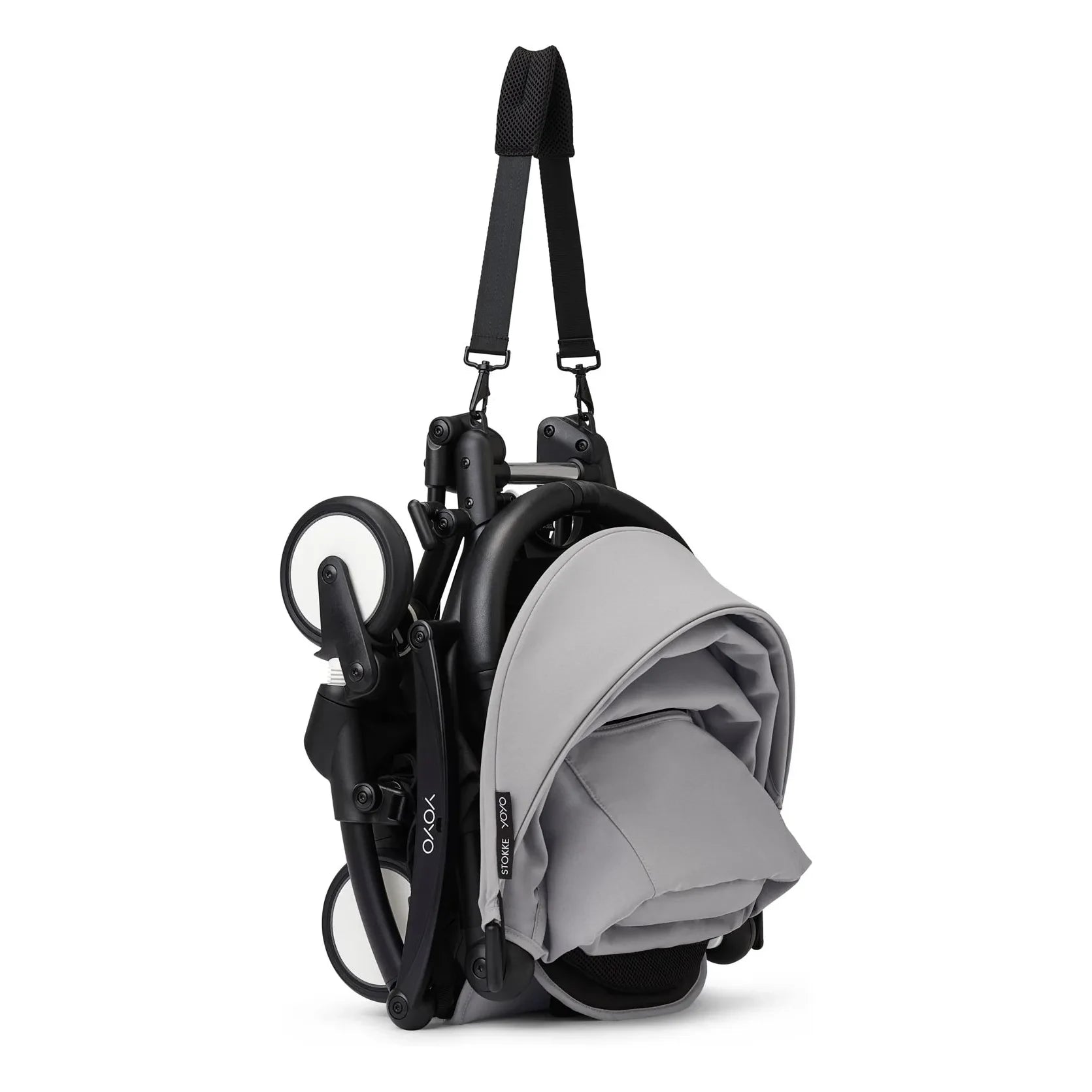 Stokke® - YOYO³ tam bebek arabası 0+ ve 6+ Siyah çerçeve | Taş