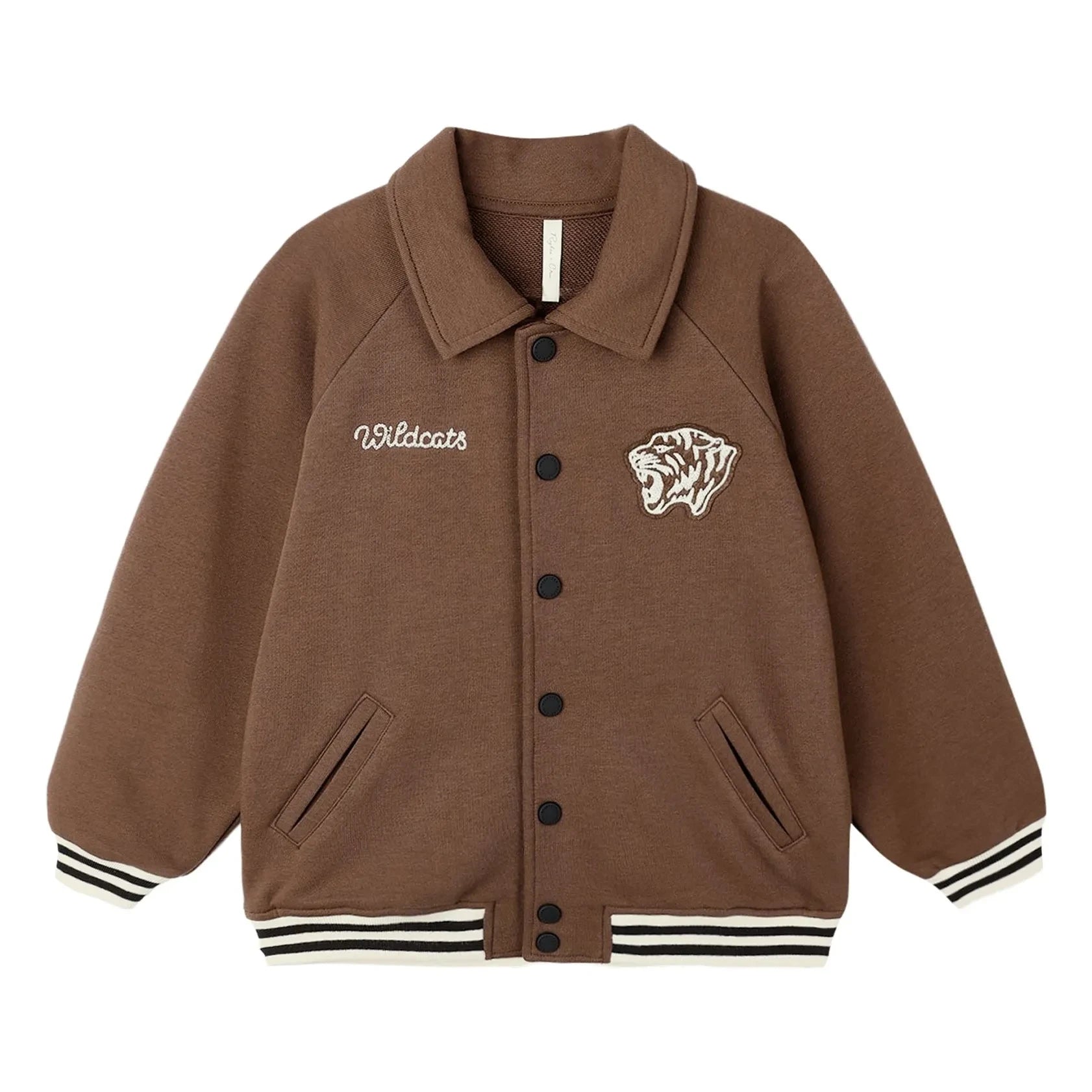 Rylee + Cru - Terry West Coast Wildcats Bomber | Kahverengi