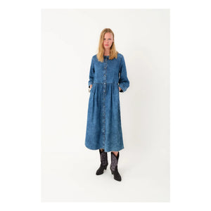 Lollys Laundry - Aliya Denim Elbise | Mavi