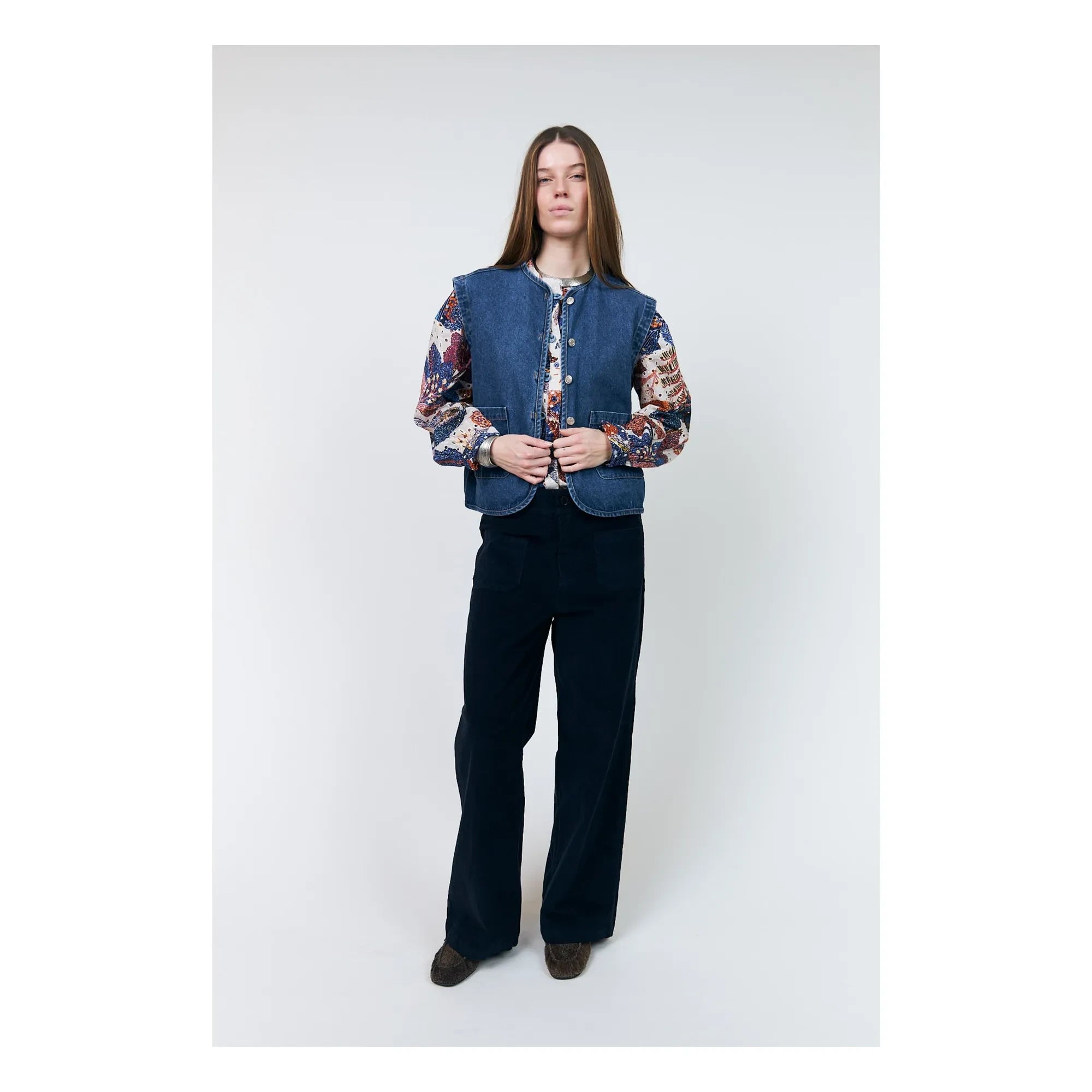 Lollys Laundry - Abbey Denim Pamuk Ceket | Mavi