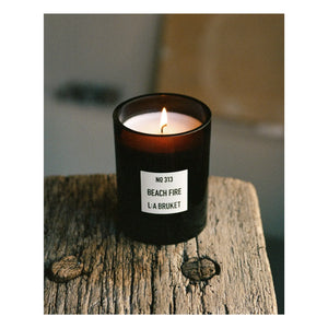 L:A BRUKET - Beach Fire kokulu mum - 260g | Renksiz