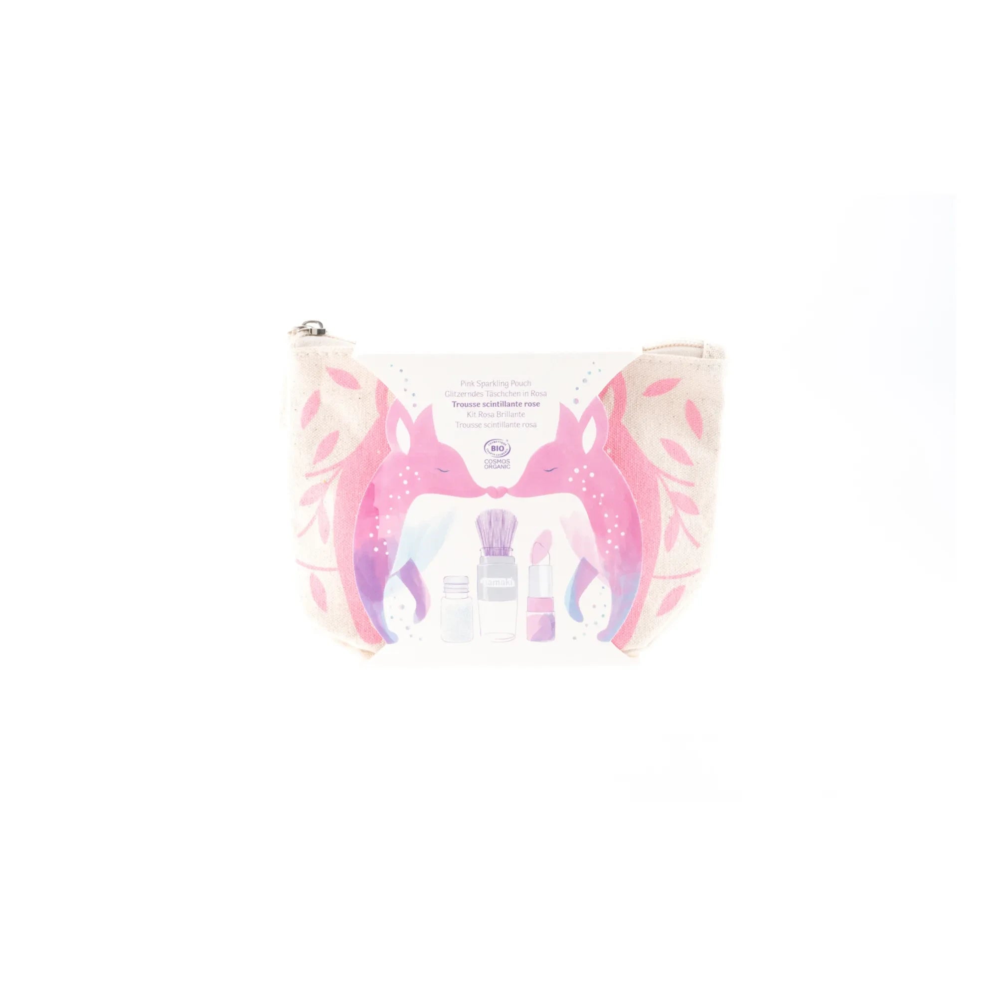 Namaki - Fox Sparkling Pouch | Pembe
