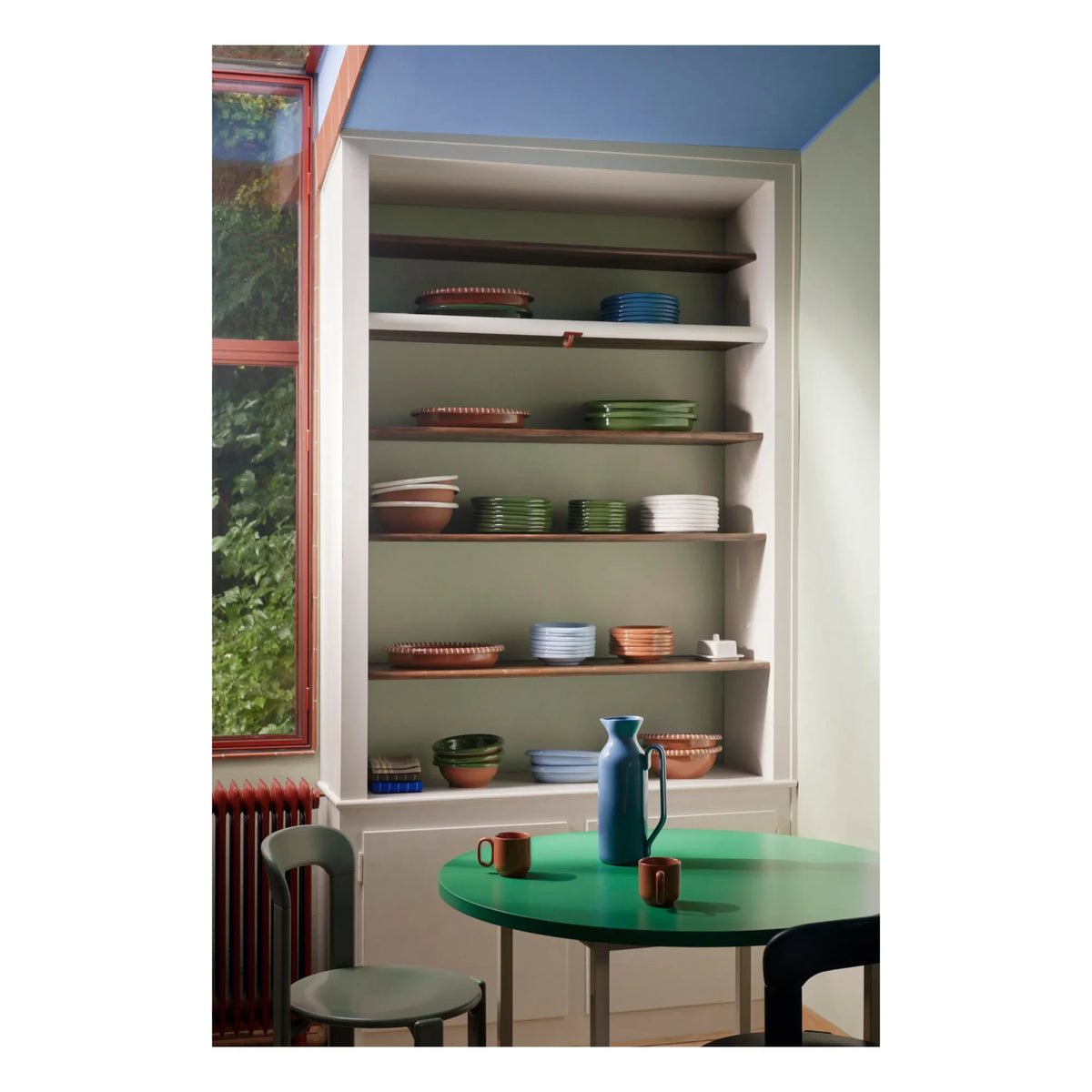Hay - Barro terracotta tabak, Rui Pereira | Açık mavi