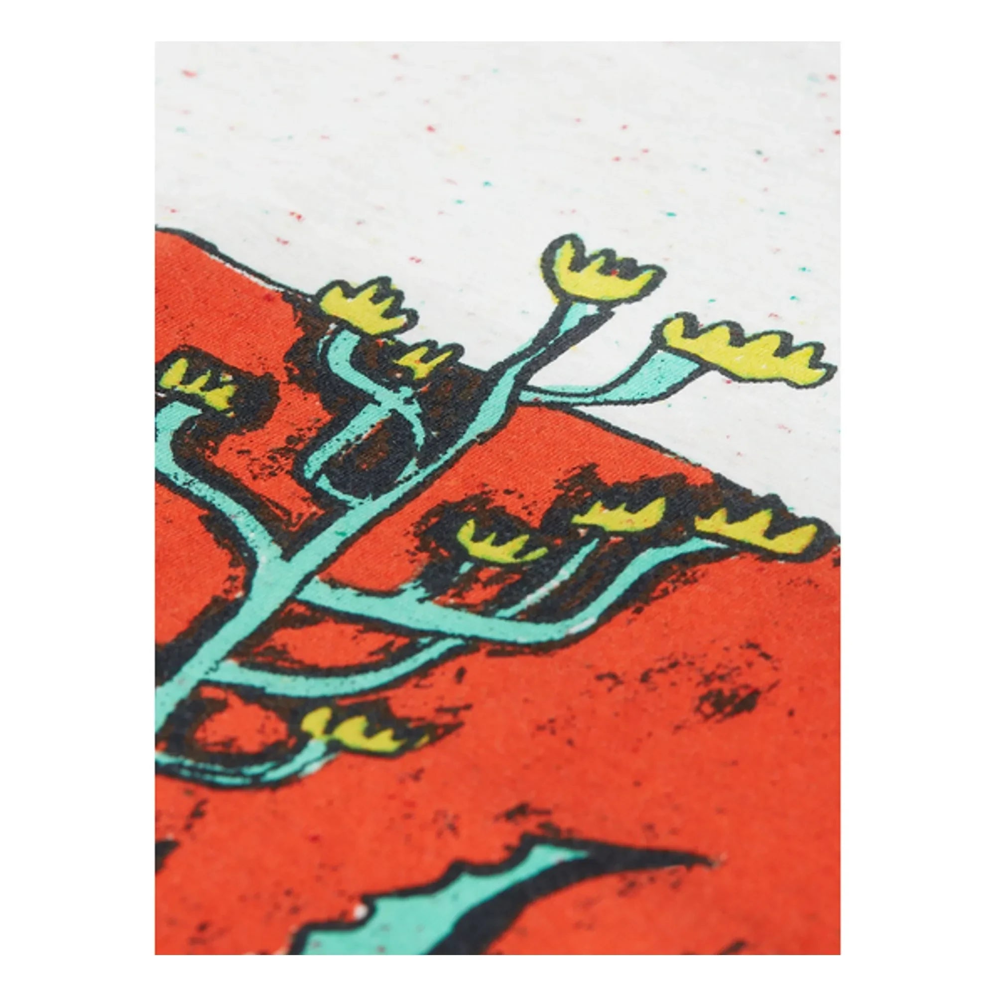 Scotch & Soda - Tişört Artwork Neps | Beyaz