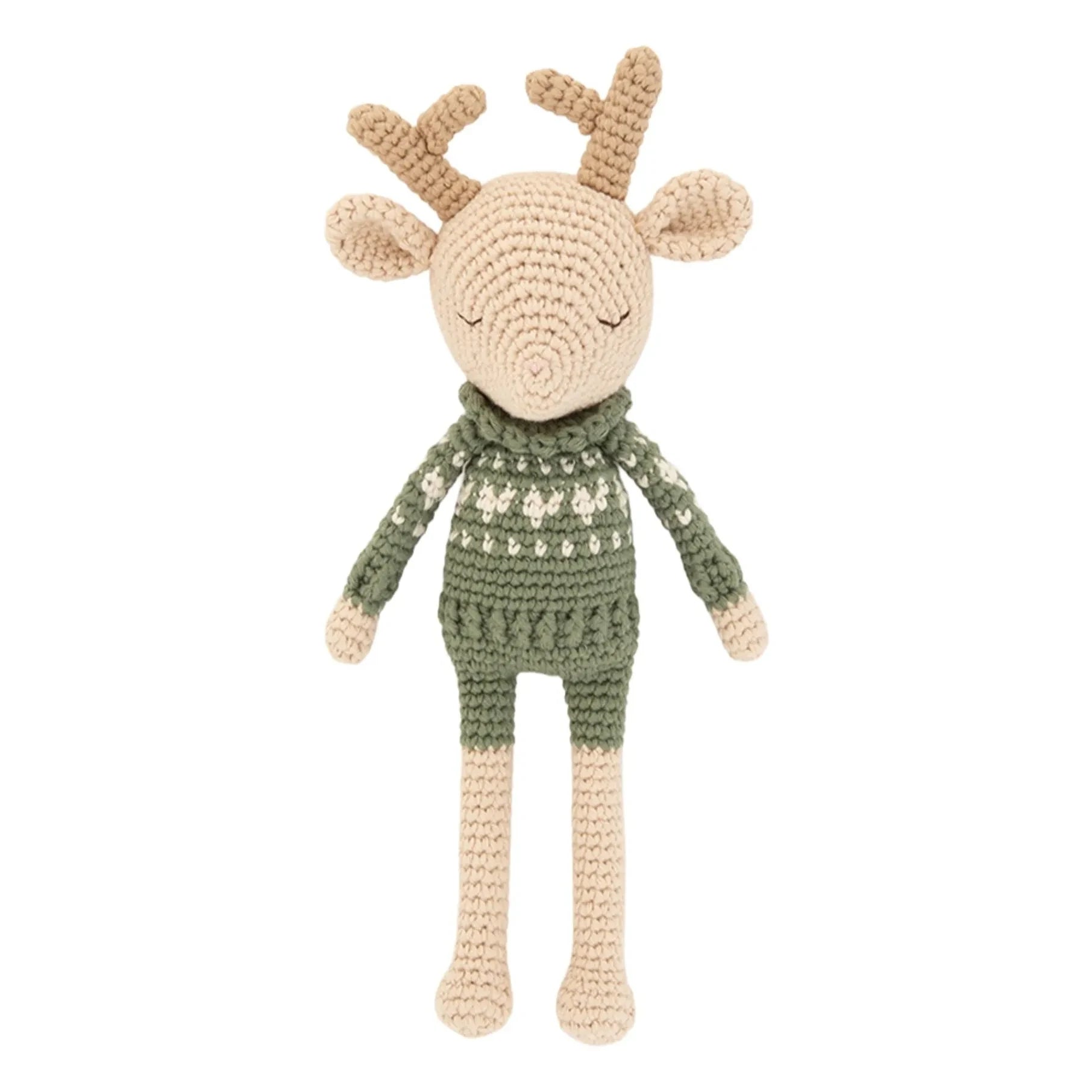 Patti Oslo - Doudou Robin the Reindeer | Yeşil
