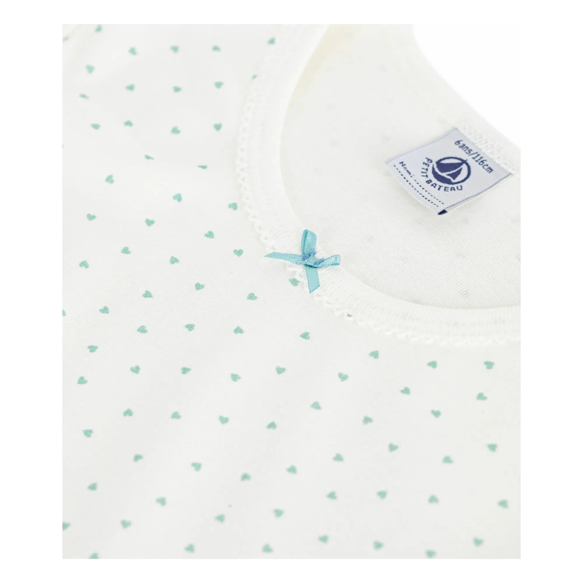 Petit Bateau - Kalpli Gecelik | Beyaz