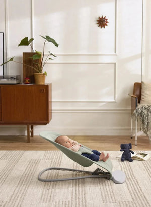 BabyBjörn - Begin Deck Chair - Yumuşak Fırçalanmış Dokuma Kumaş, Açık Yeşil | Soluk yeşil
