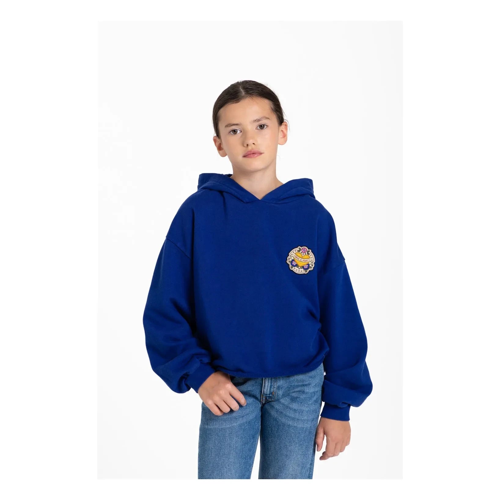 Hundred Pieces - Brendy Wild organik pamuk sweatshirt | Gece mavisi