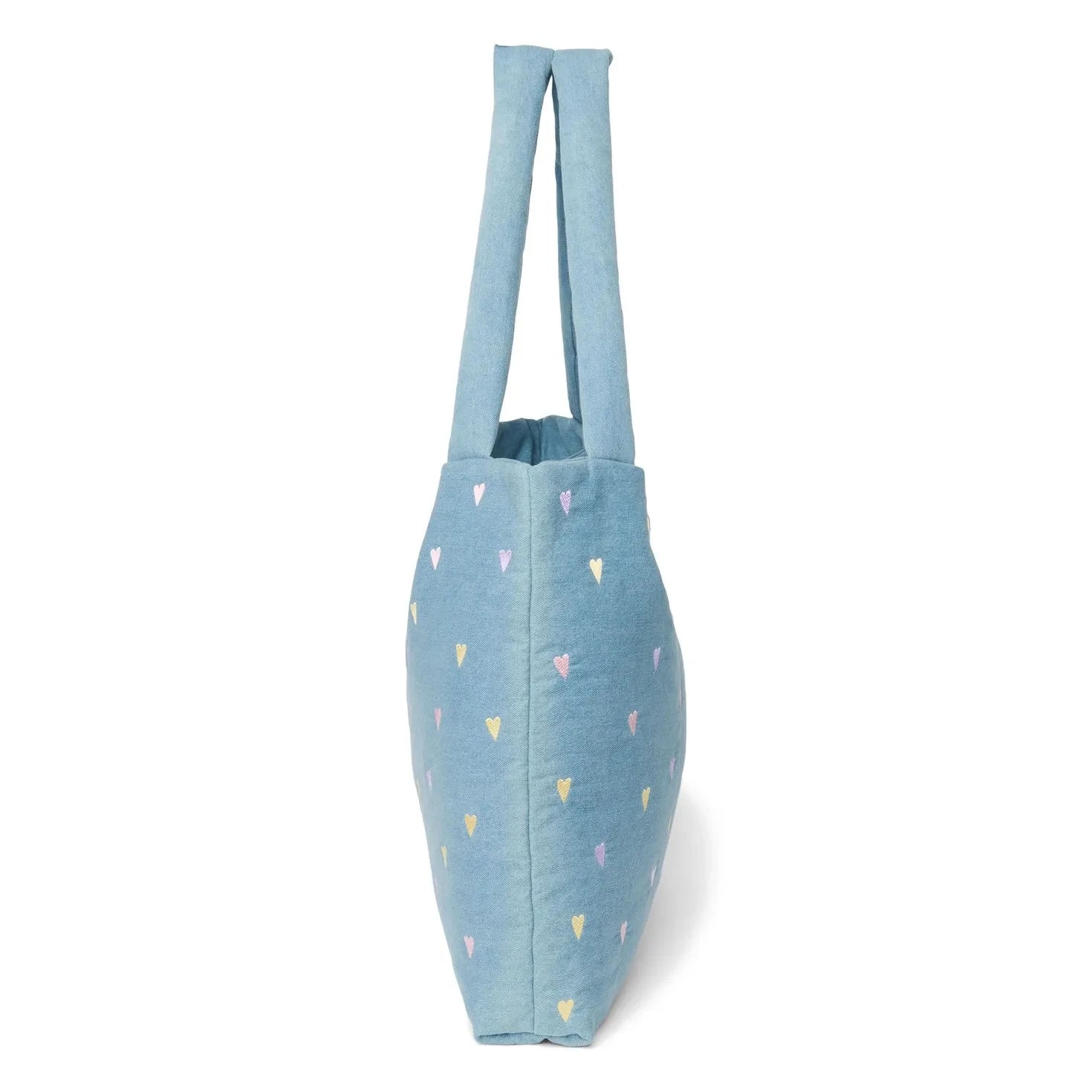 Studio Noos - Hearts Denim Mom Çanta