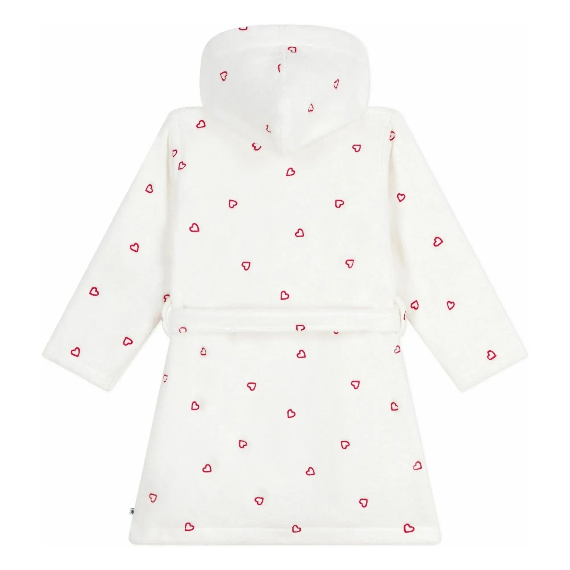 Petit Bateau - Hearts bornoz | Ecru