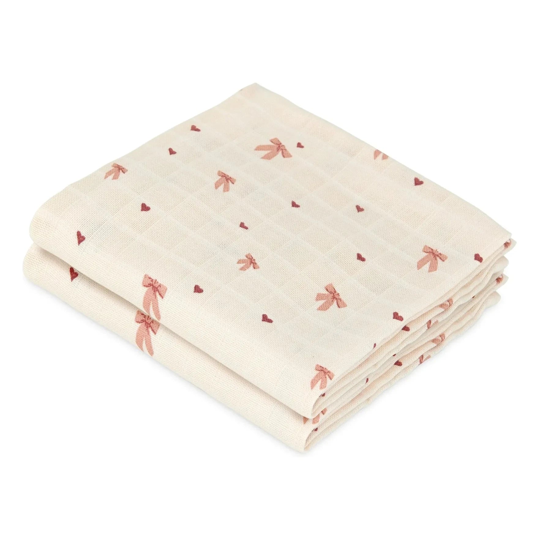 Cam Cam - Puantiyeli bezler - 2’li Set | Pembe