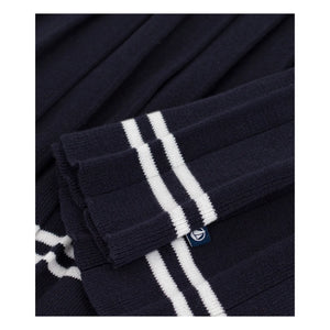 Petit Bateau - Denizci yaka organik pamuk elbise | Lacivert