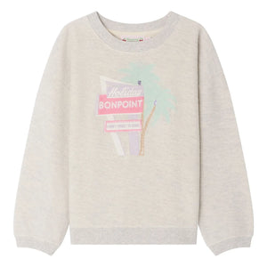 Bonpoint - Tayla organik pamuk sweatshirt | Heather grey