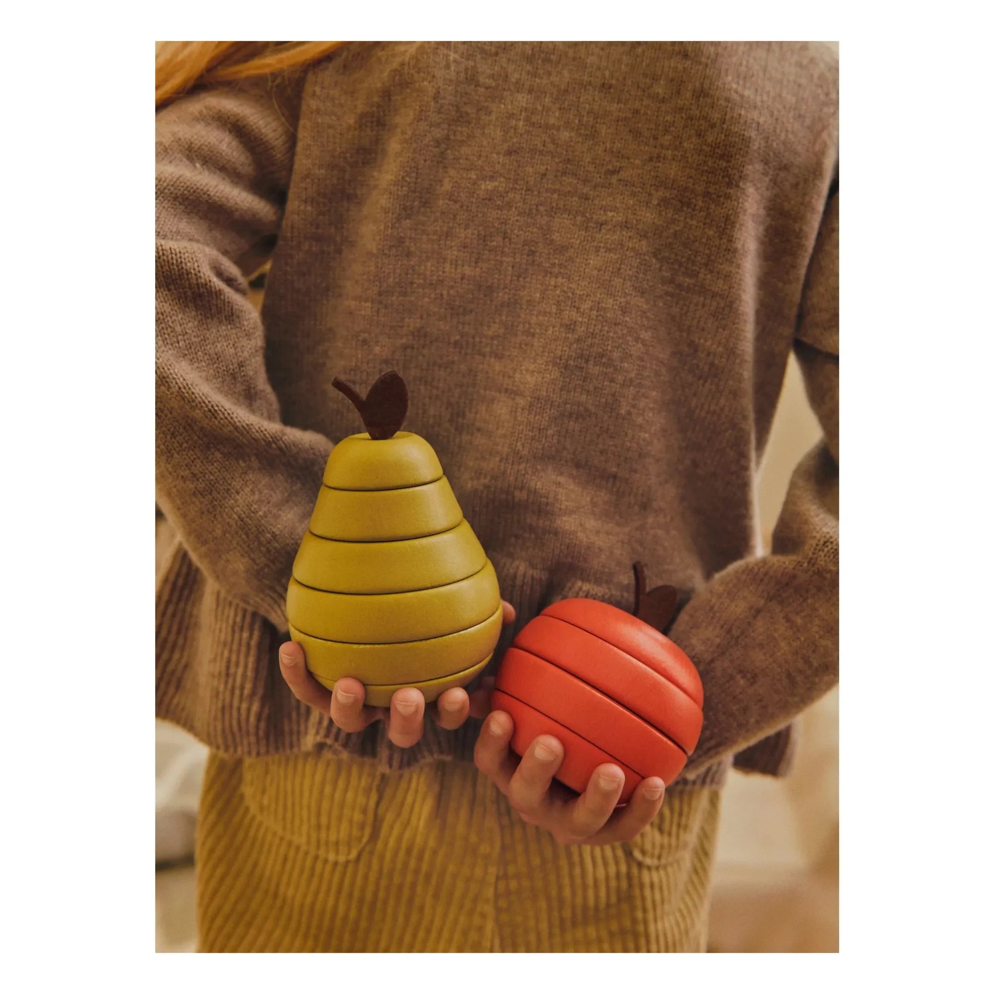 Ferm Living Kids - Üst üste dizilebilir meyveler - 2'li set