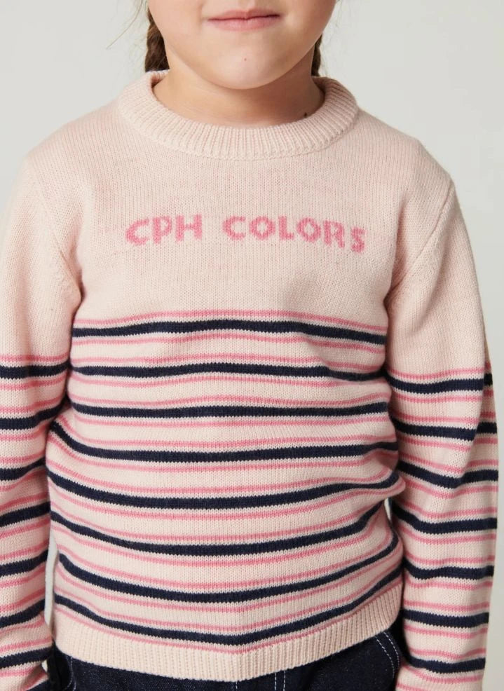 ألوان كوبنهاغن - سترة ميرينو صوف CPH Colors | وردي باهت