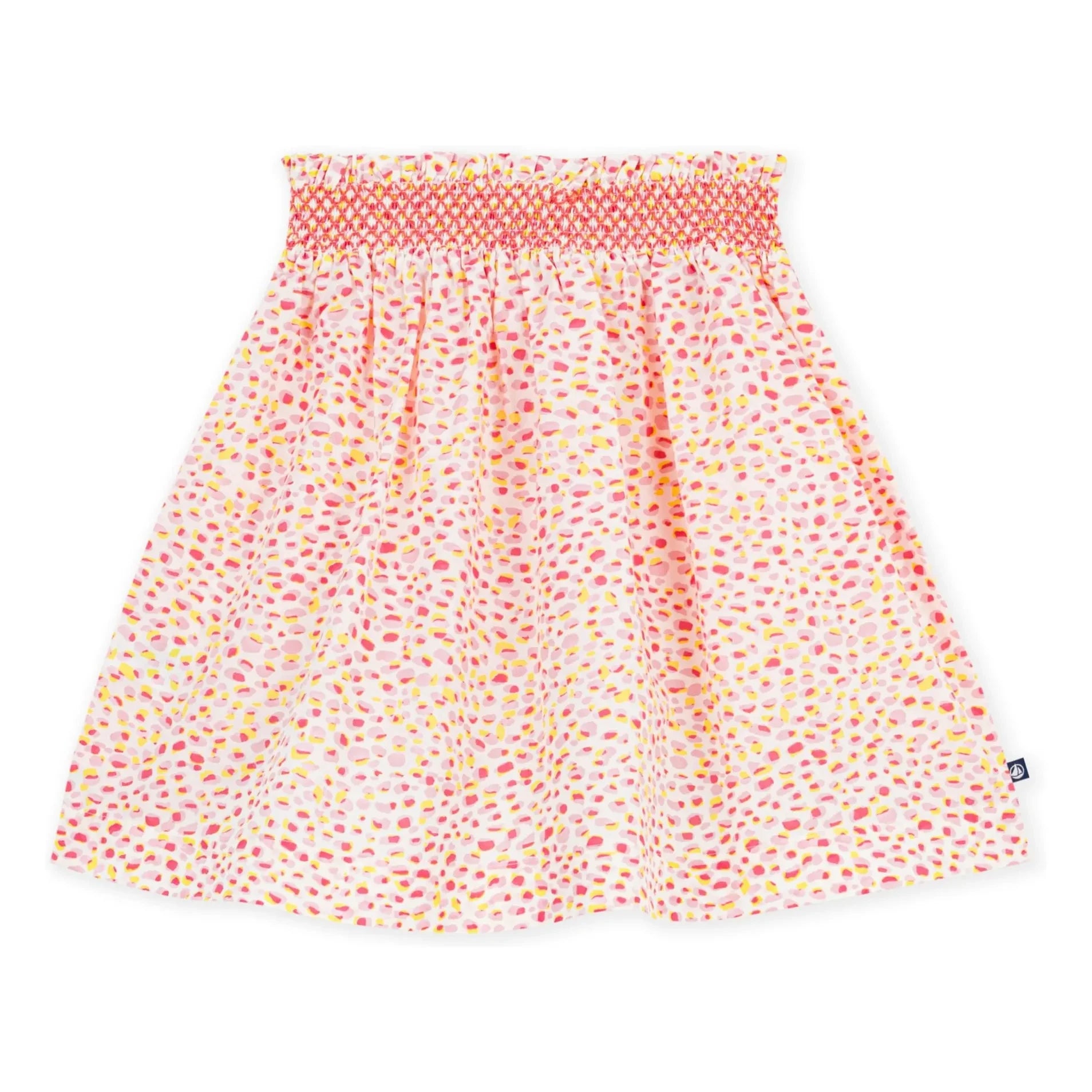 Petit Bateau - Benekli Etek Organik Pamuk | Mercan
