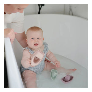 Mushie - Banyo oyuncakları - 5'li set | Pembe