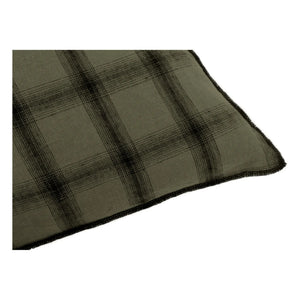 Le Monde Sauvage - Highlands Washed Linen Yastık Kılıfı | Haki