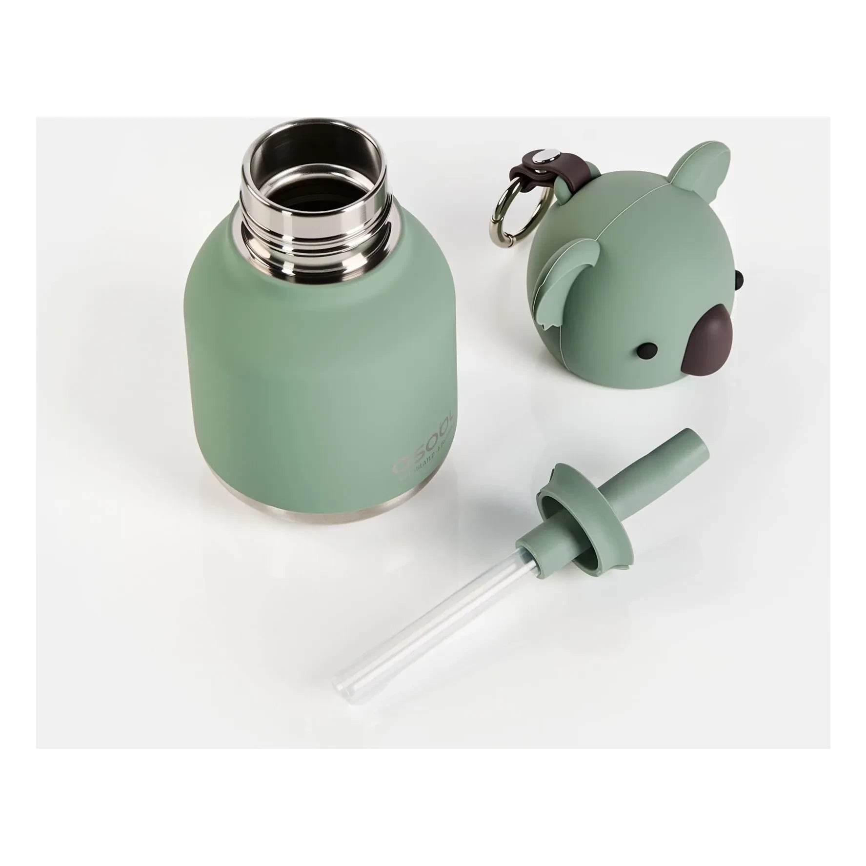 Asobu - Koala paslanmaz çelik mini matara | Gri