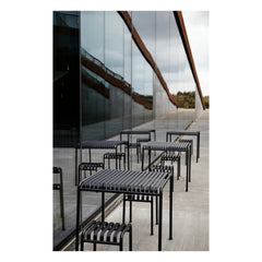 Hay - Ronan ve Erwan Bouroullec Tasarımı Palissade Masa - 82.5 x 90 cm | Kömür grisi