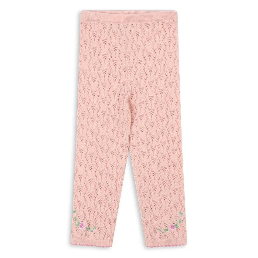 Konges Sløjd - Rosier Örgü Pantolon | Pembe