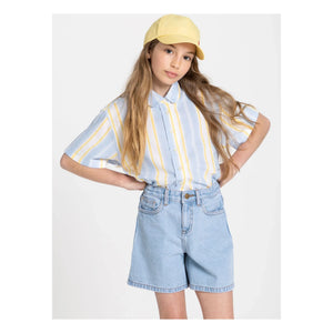 Hundred Pieces - Denim Daisie şort | Mavi