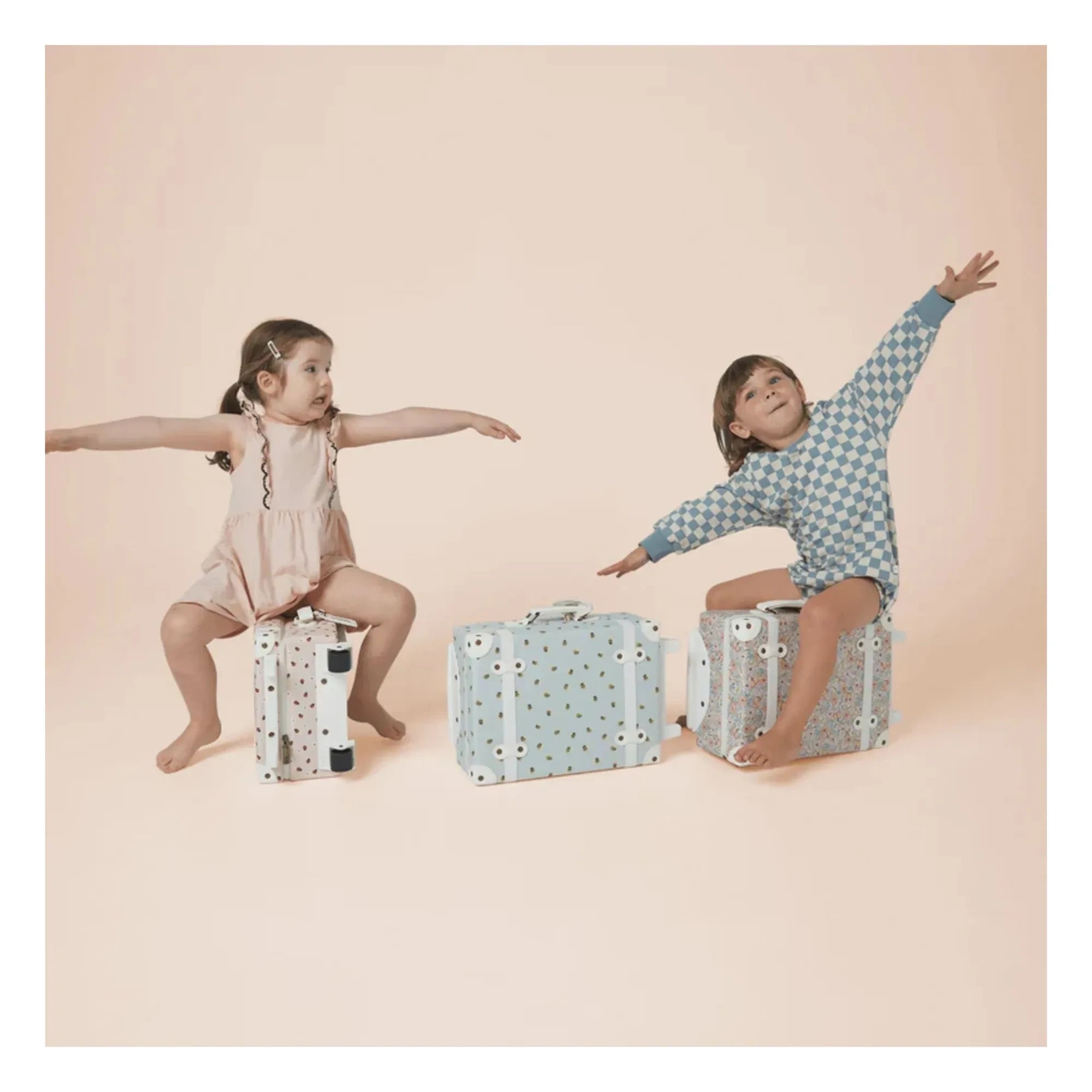 Olli Ella - See-ya Butterfly bavul | Ecru