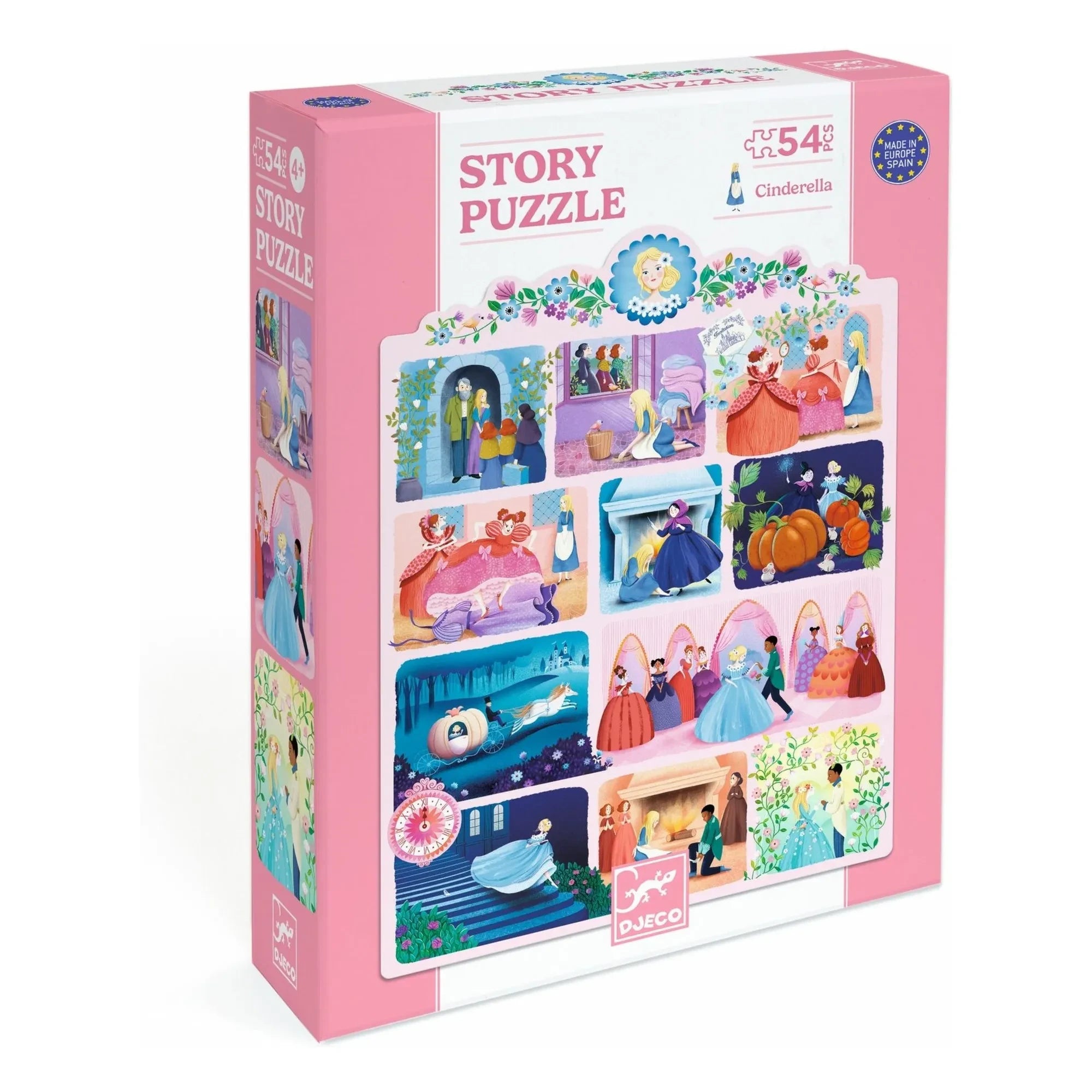 Djeco - Sinderella hikaye yapbozu - 54 parça