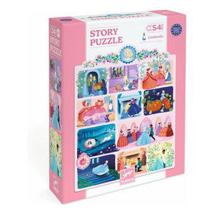 Djeco - Sinderella hikaye yapbozu - 54 parça