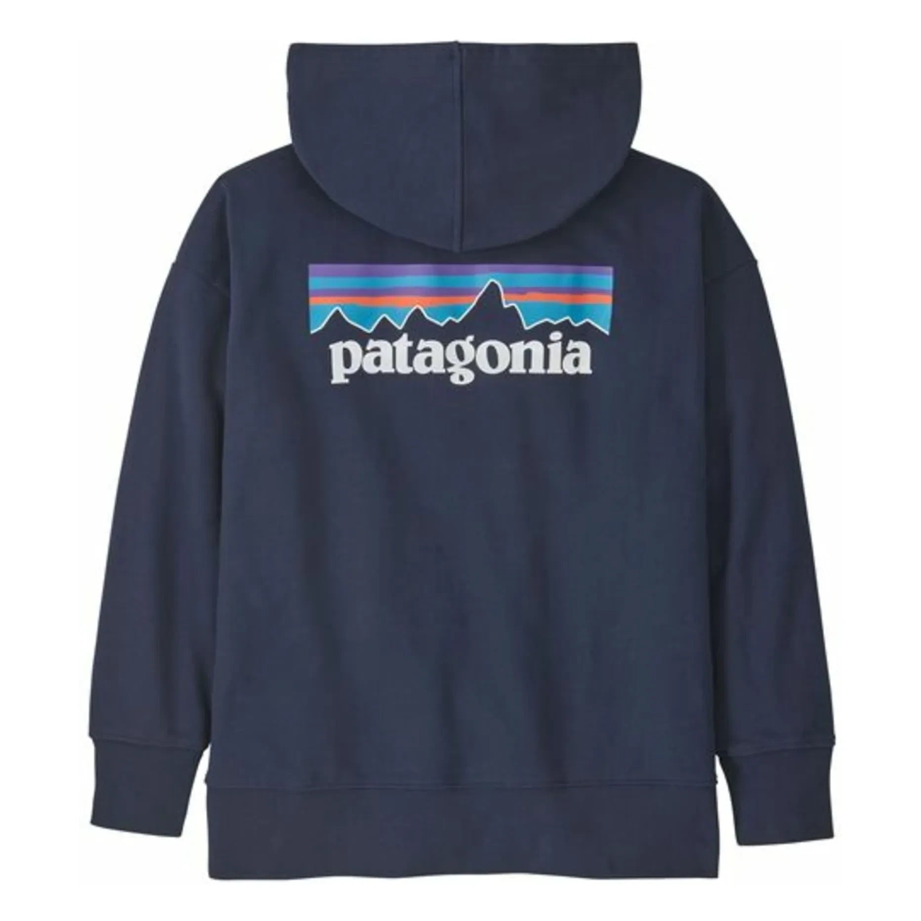 Patagonia - Organik Pamuk Logo Kapüşonlu Sweatshirt | Lacivert