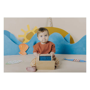 Petit Boum - Sensory Spinner | Açık Ahşap