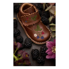Petit Nord - Scallop Blackberries Scratch Boots - Uniqua Koleksiyonu | Kahverengi