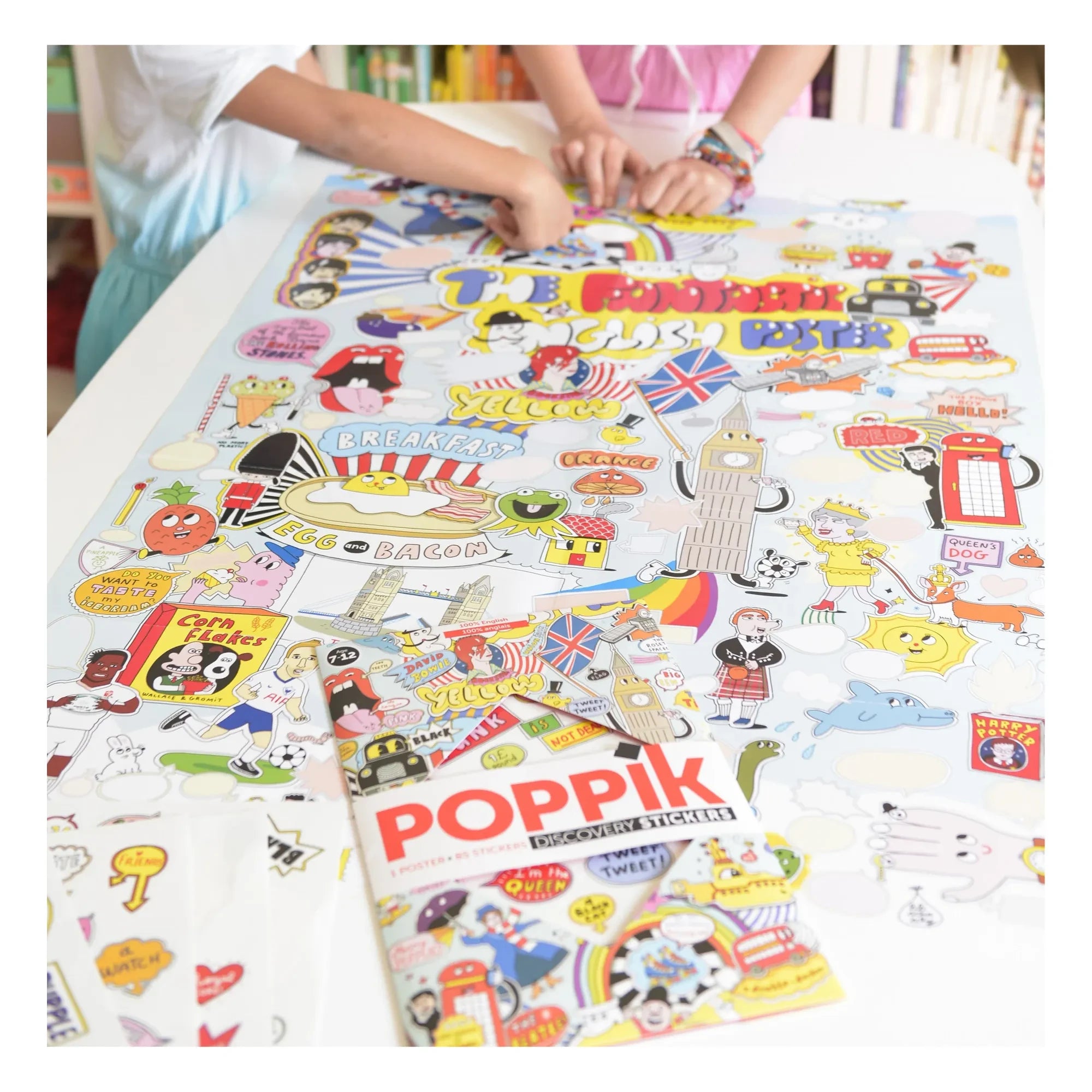 Poppik - %100 İngilizce Sticker Poster
