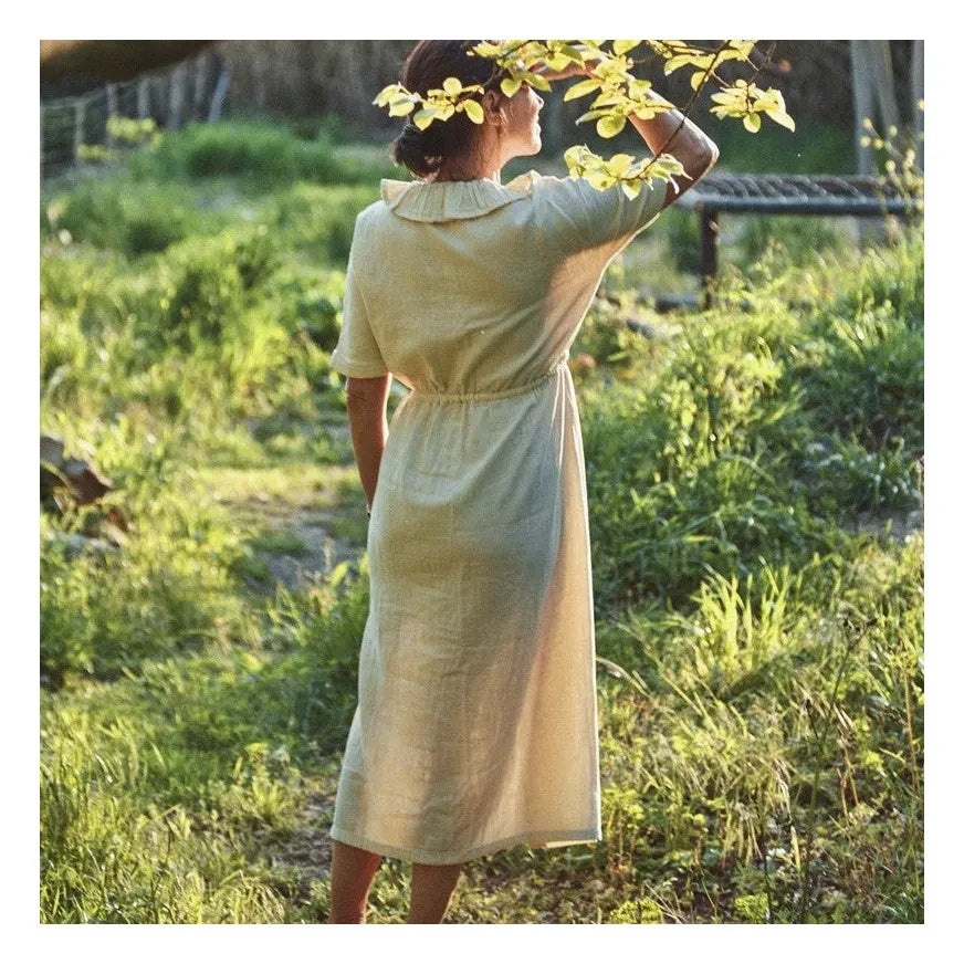 Poudre Organic - Camarine Elbise - Kadın Koleksiyonu | Krem