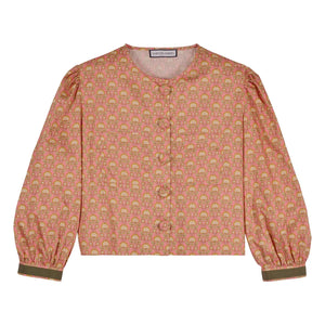 Maria de la Orden - Bristol Cotton Bluz | Şeftali