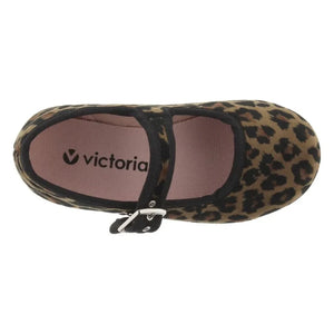 Victoria - Gong Fu Leopard Balerin Ayakkabıları | Kahverengi