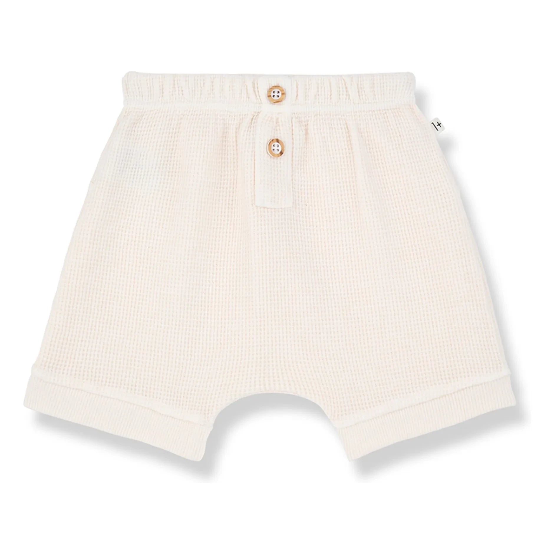 1+ in the family - Sime Waffle Şort | Ecru