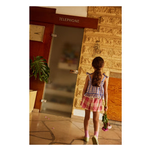 Hello Simone - Short Marlow Carreaux | Pembe