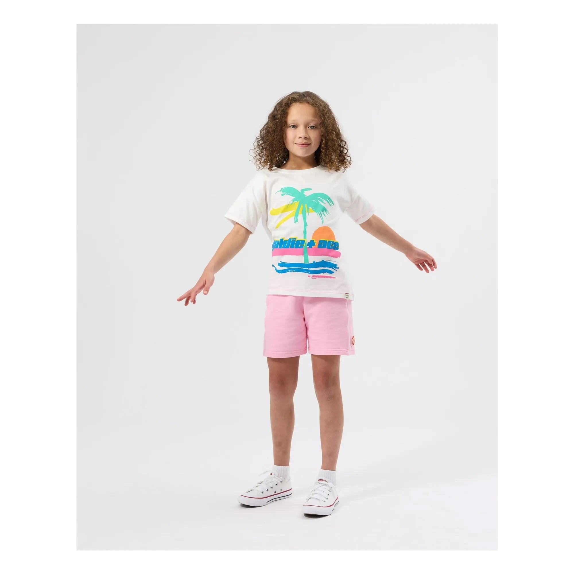Goldie + Ace - Palm T-Shirt | Fildişi