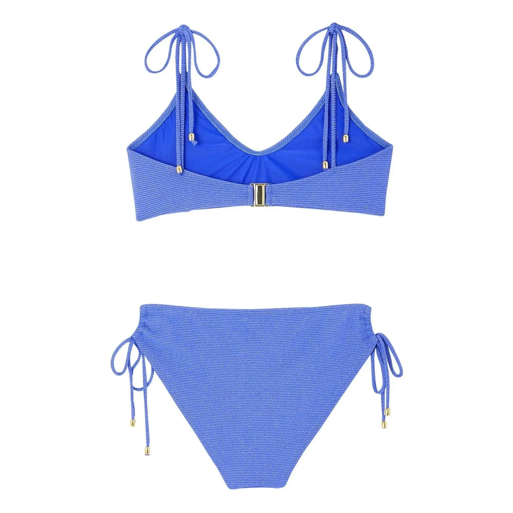 Lison Paris - Bahamas Metalik 2 Parça Mayo | Kobalt