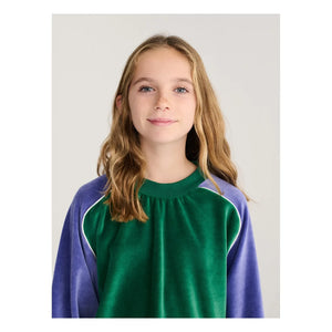 Bobo Choses - Renk Bloklu Terry Sweat | Yeşil