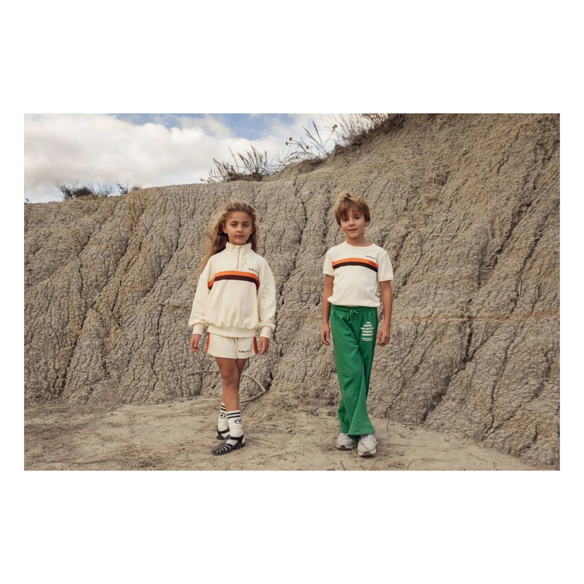 Mini Rodini - Jogger Travel Agency Organik pamuk | Yeşil