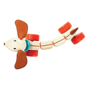 Plan Toys - Çekme Köpeği Teak
