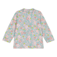 Petit Bateau - Fleuri Bebek UV Koruma Banyo Tişörtü | Turkuaz