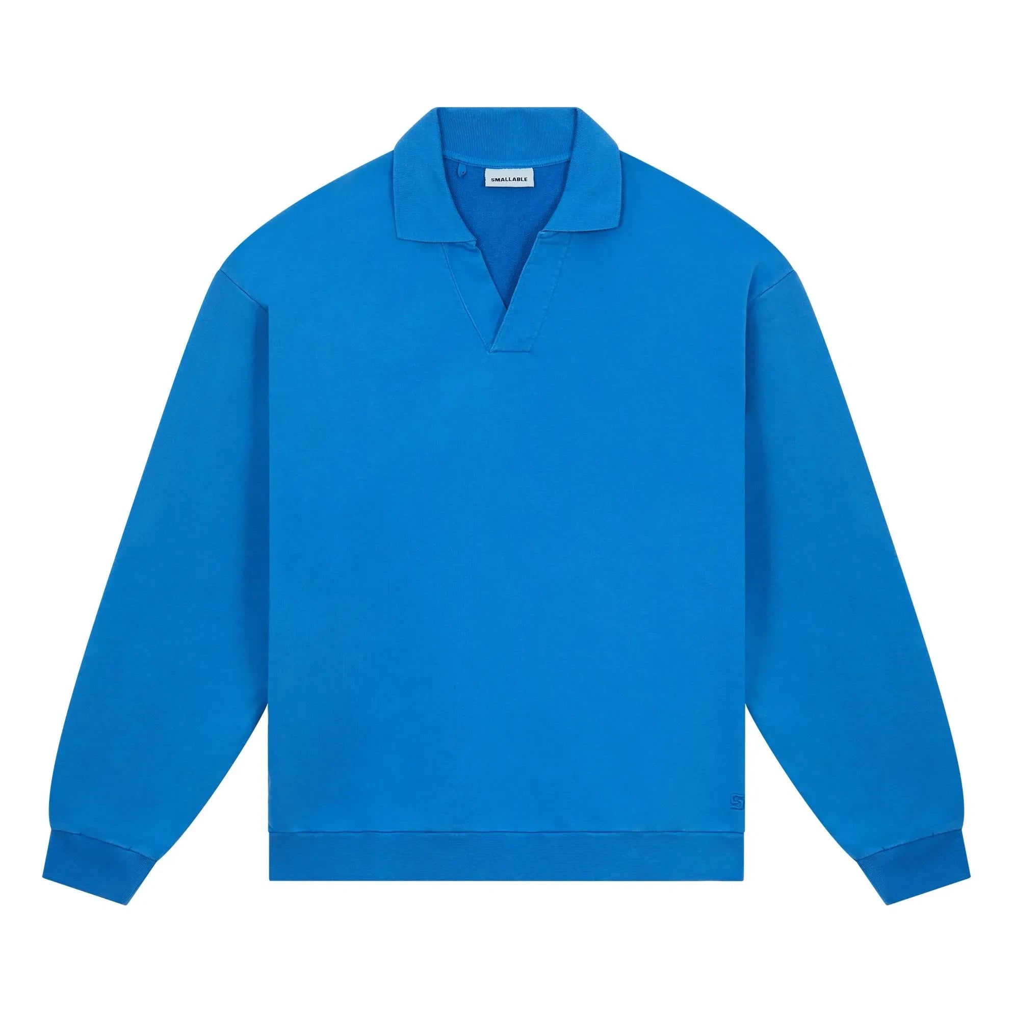Smallable Man - Bob Polo yaka sweatshirt | Kraliyet mavisi