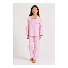 Folkloore - Çizgili Pijama - Çocuk Koleksiyonu | Pembe