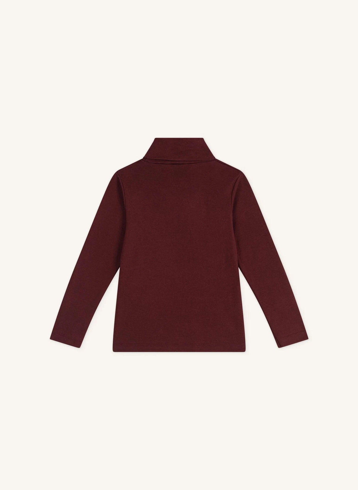 Petit Bateau - Organik pamuklu logolu balıkçı yaka | Bordo