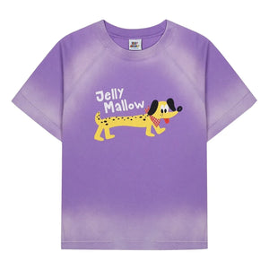 Jelly Mallow - Tie and Dye Köpek Tişörtü | Mor